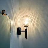 Aplique pared pasillo led lámpara de diseño simple esférico