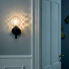 Aplique pared pasillo led lámpara de diseño simple esférico