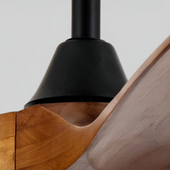 Ventilador de Techo Madera con Luz Vintage 132 cm para Salón