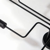 Lámpara de techo Sputnik industrial metal negra para salón