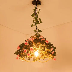 Lamparas decorativas para comedor diseño moderno y creativo con plantas