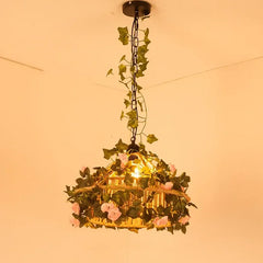 Lamparas decorativas para comedor diseño moderno y creativo con plantas
