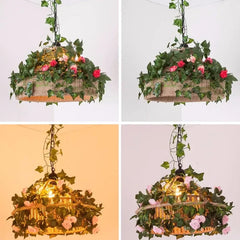 Lamparas decorativas para comedor diseño moderno y creativo con plantas