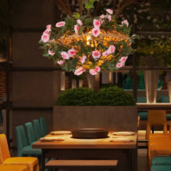 Lamparas decorativas para comedor diseño moderno y creativo con plantas