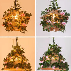 Lamparas decorativas para comedor diseño moderno y creativo con plantas
