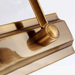 Aplique de pared dorado vidrio en forma de flor