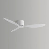 Lámpara techo blanco de estilo nórdico con ventilador para cocina