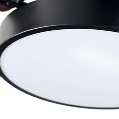 Plafón LED regulable con ventilador para dormitorio