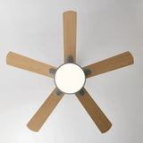 Plafón LED regulable con ventilador para dormitorio