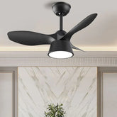 Plafon LED regulable con mando a distancia y ventilador integrado