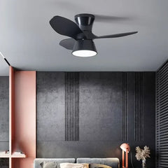 Plafon LED regulable con mando a distancia y ventilador integrado