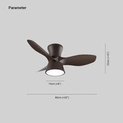 Plafon LED regulable con mando a distancia y ventilador integrado