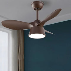 Plafon LED regulable con mando a distancia y ventilador integrado
