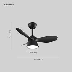 Plafon LED regulable con mando a distancia y ventilador integrado