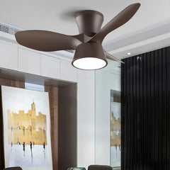 Plafon LED regulable con mando a distancia y ventilador integrado