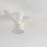 Ventilador de techo con luz moderno LED regulable con mando a distancia para dormitorio