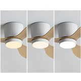 Plafón techo LED regulable con ventilador para salón