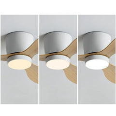 Plafón techo LED regulable con ventilador para salón