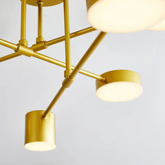 Lámpara de techo moderna LED articulada de diseño metal para dormitorio