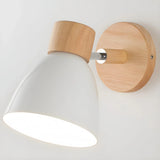 Aplique de lectura LED orientable en tonos macaron para mesita de noche