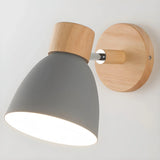 Aplique de lectura LED orientable en tonos macaron para mesita de noche