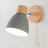 Aplique de lectura LED orientable en tonos macaron para mesita de noche