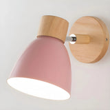 Aplique de lectura LED orientable en tonos macaron para mesita de noche