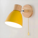 Aplique de lectura LED orientable en tonos macaron para mesita de noche