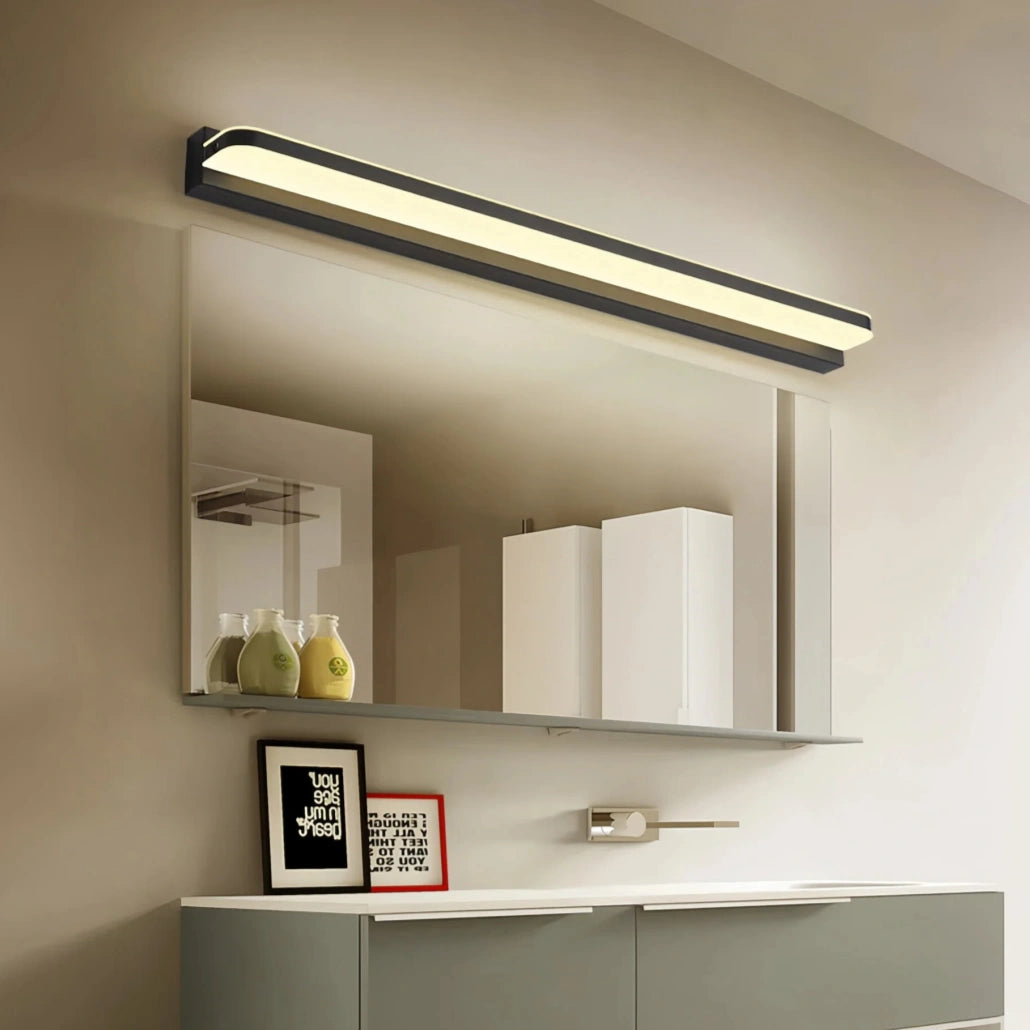 Aplique de espejo para baño moderno rectangular LED IP44