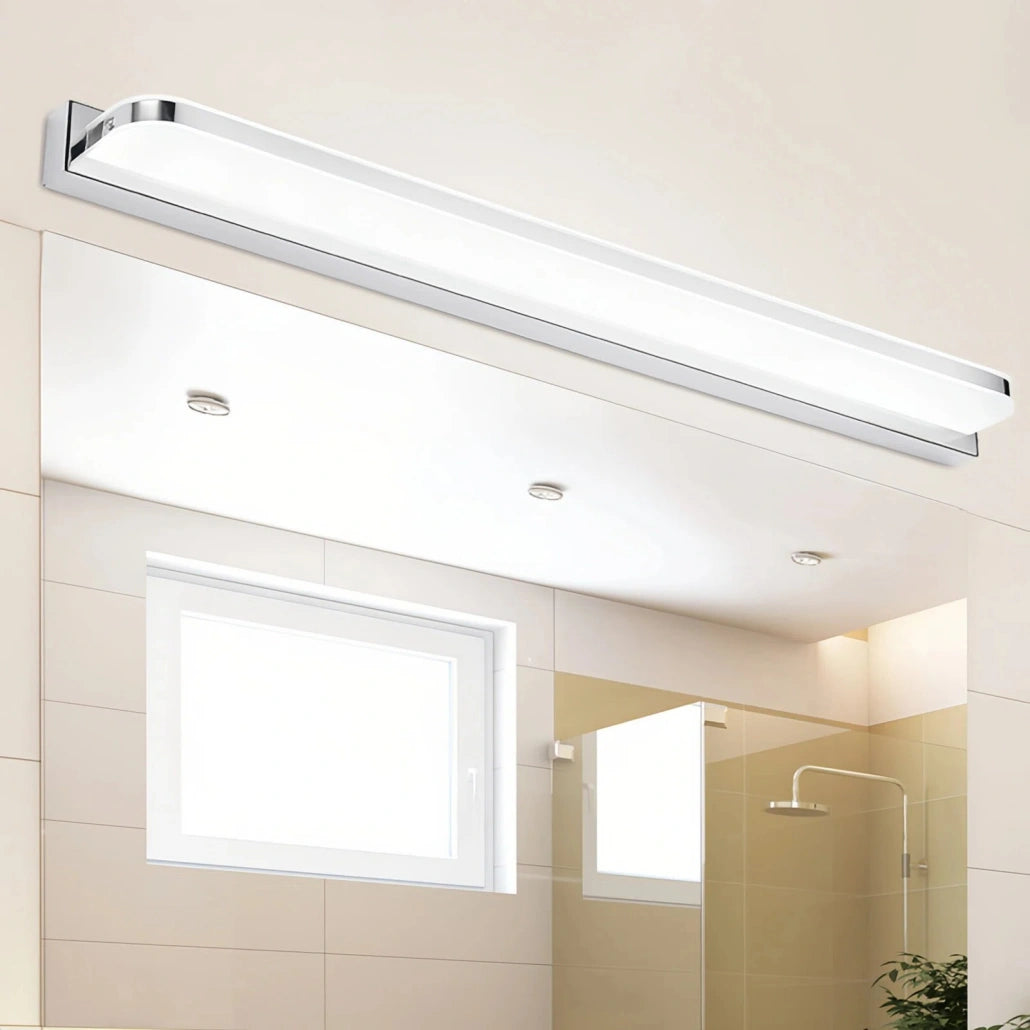 Aplique para espejo de baño rectangular LED moderno