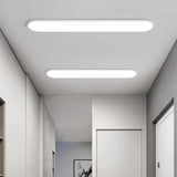 Lámpara de techo ovalada LED regulable minimalista para pasillo