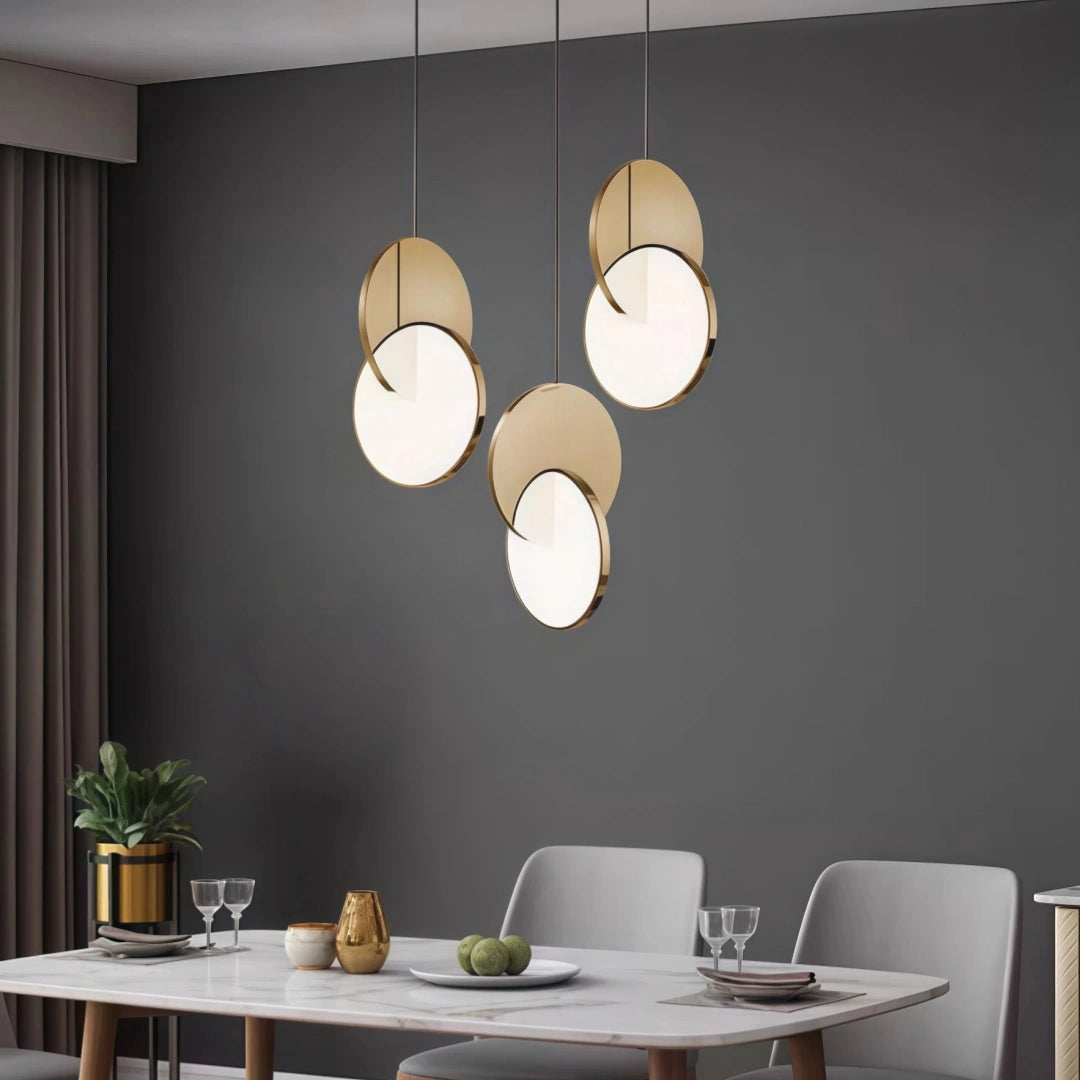 Lámpara colgante de diseño moderno LED regulable para comedor