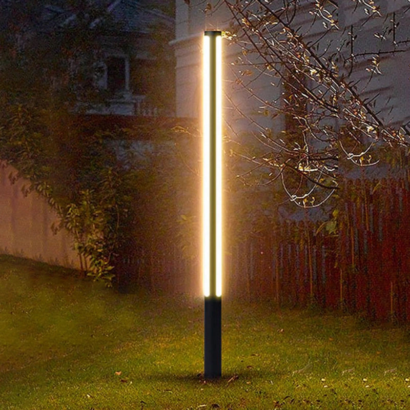 Lámpara de Jardín LED Exterior Cilíndrica de Aluminio