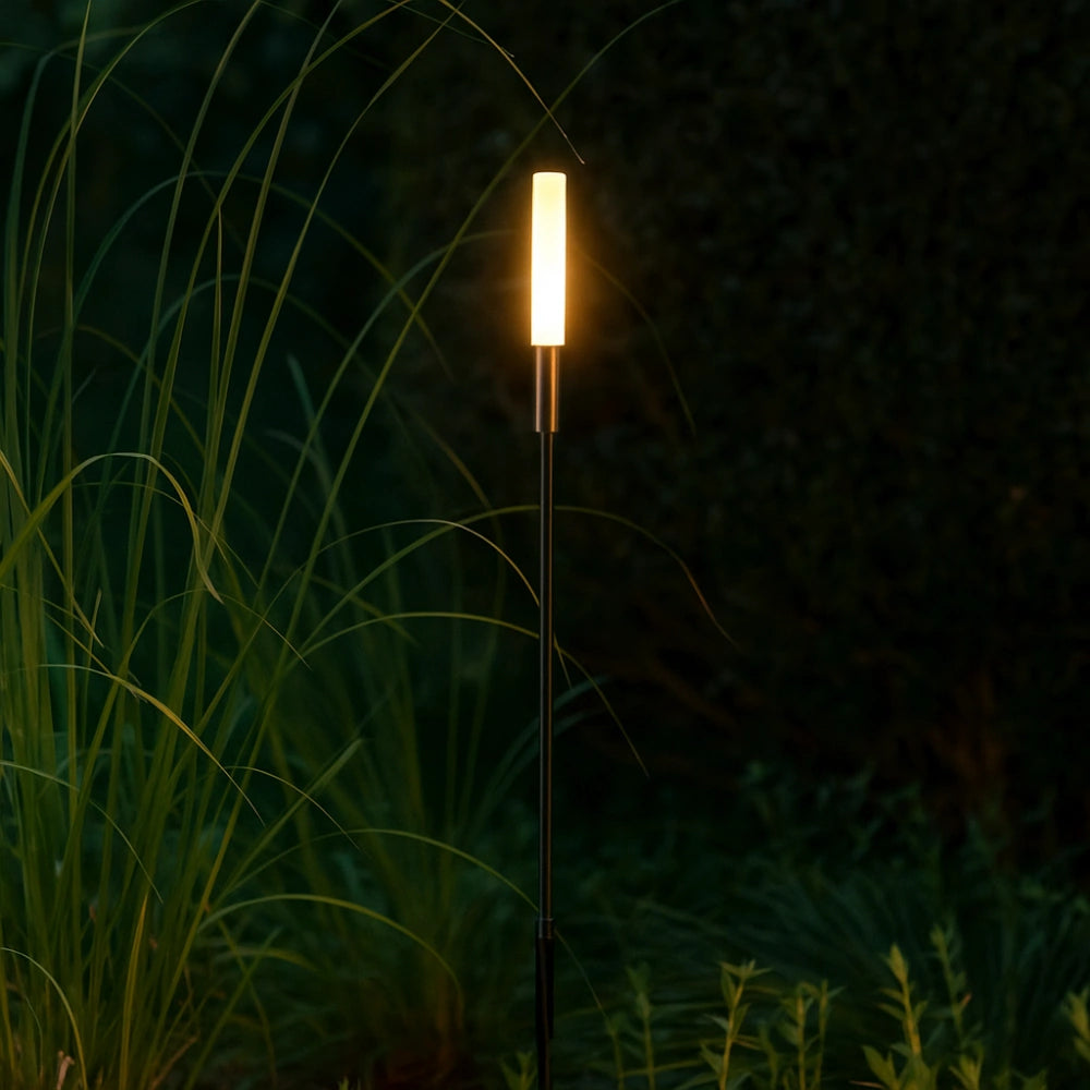 Luz Solar LED Decorativa para Exterior con Forma de Junco