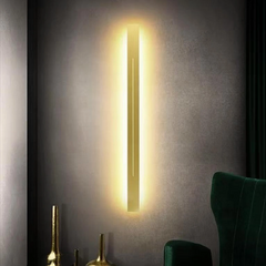 Aplique de Pared Moderno con Ranura Luminosa para Pasillo