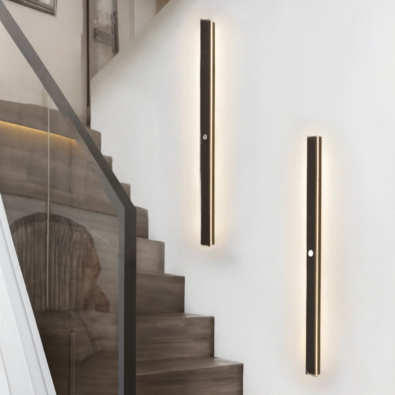Aplique de Pared LED Exterior Impermeable Diseño Lineal para Porche