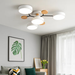 Lámpara De Techo Creativa Macaron Estilo Nórdico Para Salón