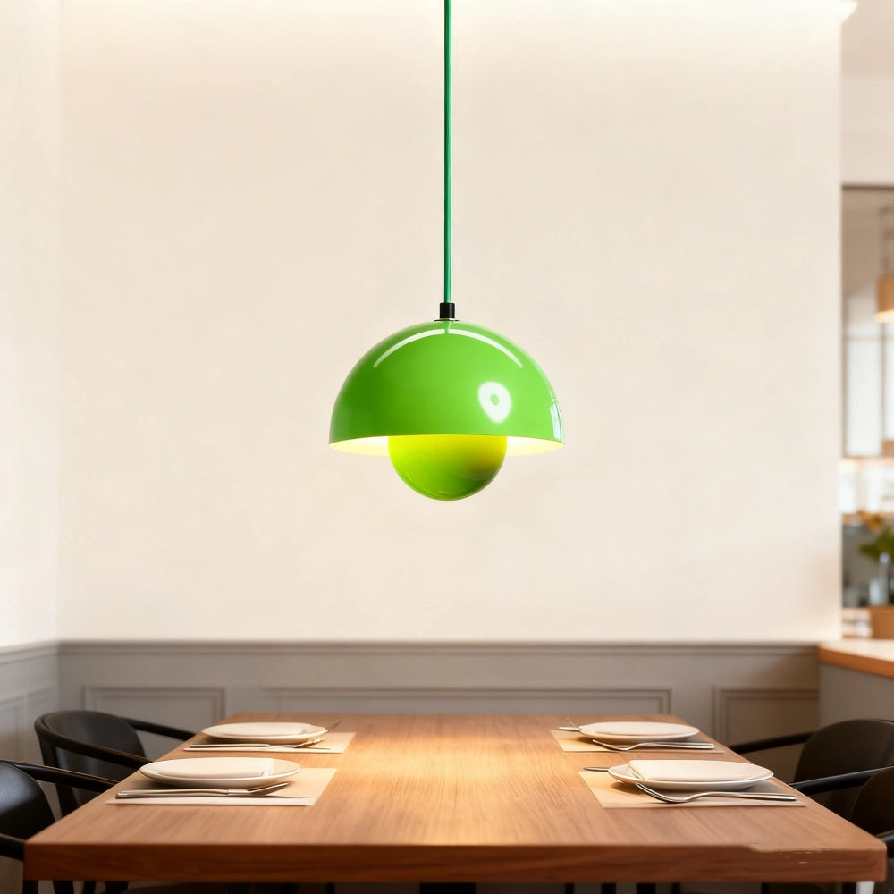 Lámpara Pequeña Colgante Diseño Moderno en Forma de Capullo para Restaurante