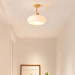 Lámpara de Techo LED Vintage con Forma de Caqui para Recibidor