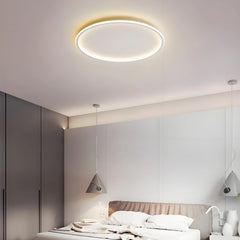 Plafón LED redondo moderno regulable con luz suave para dormitorio
