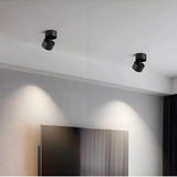 Foco de techo orientable cilíndrico moderno LED Ø 10 cm