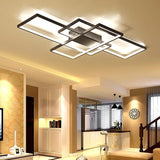 Lámpara de Techo Geométrica LED Regulable de Diseño Moderno Longitud 90 cm para Salón