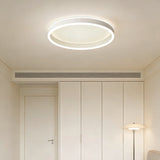 Lámpara circular de techo LED minimalista luz suave para dormitorio
