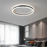 Lámpara circular de techo LED minimalista luz suave para dormitorio