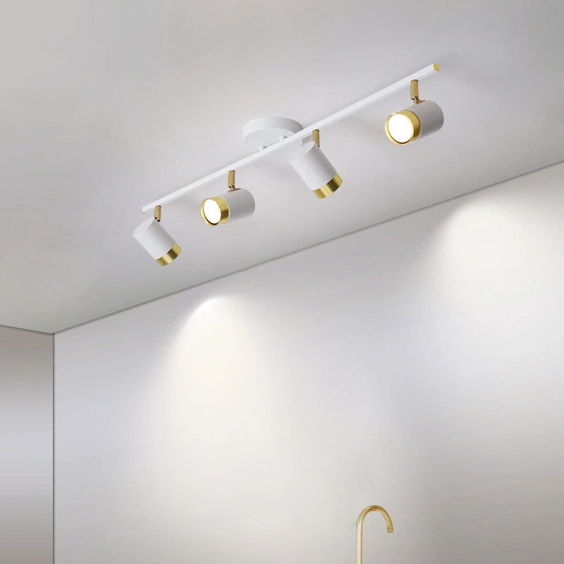 Foco de Luz Techo LED Tricolor de Superficie en Riel