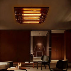 Lámpara Led de Techo Industrial Hierro Estilo Vintage