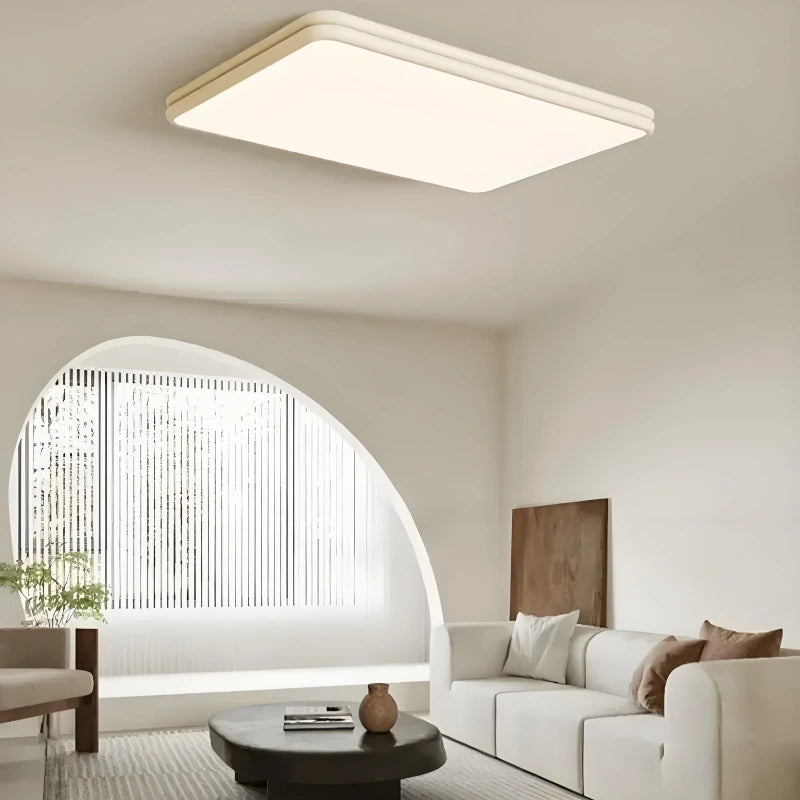 Lámpara de Techo LED Regulable Moderna Doble Capa para Salón