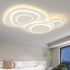 Lámpara de Techo LED Blanca Regulable para Salón Moderno