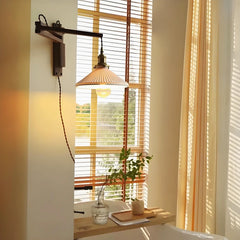 Aplique de Pared LED Estilo Vintage Plegable Extensible para Dormitorio