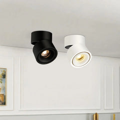 Foco de Techo Orientable Moderno de Metal con Luz Suave para Dormitorio